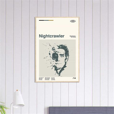 Nightcrawler Movie Poster, Nightcrawler Print, Minimalist Poster - Citiesbox