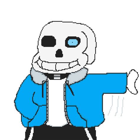 Pixilart - Sans (GIF) by MuzadamXD