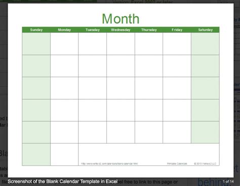 Calendar Templates By Vertex42 | Example Calendar Printable