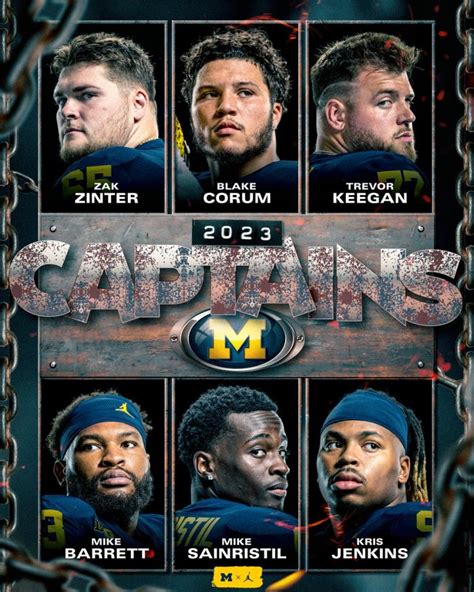 2023 Michigan Football Captains | mgoblog