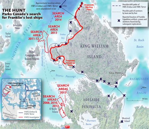 Hunt for the Franklin Expedition ships via AdventureScience dot com.png | The Heritage Portal