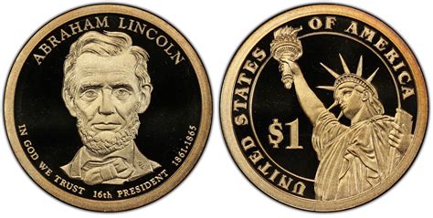 2010-S $1 Abraham Lincoln, DCAM (Proof) Presidential Dollars - PCGS CoinFacts