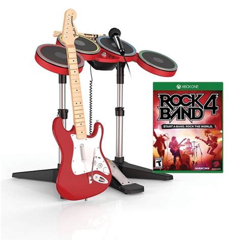 Rock Band 4 Red Full Band Bundle (Xbox One) | Walmart Canada