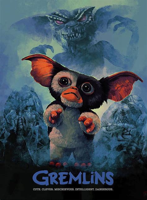 Gremlins by Hans Woody [©2019] | Gremlins art, Movie art print, Movie art