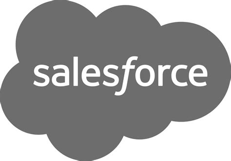 Salesforce Logo Black and White – Brands Logos