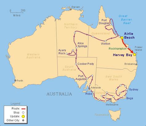 Hervey Bay Map - Australia