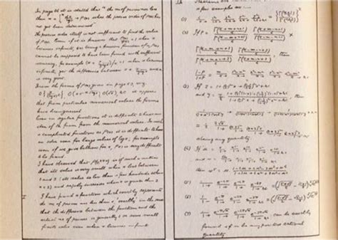 Srinivasa Ramanujan Theorems