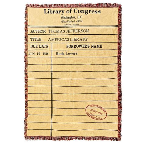 Library Of Congress Library Card - The Librarian Of Congress Weighs In On Why Card Catalogs ...