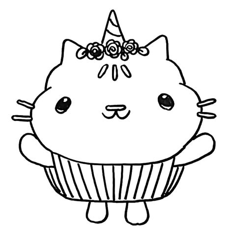 Cute Cakey coloring page - Download, Print or Color Online for Free