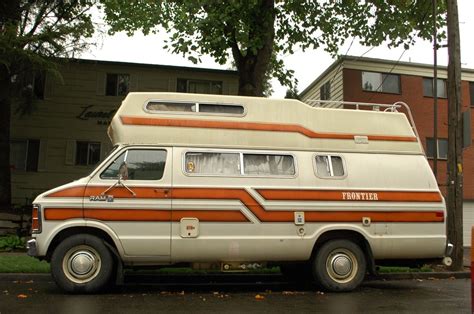 OLD PARKED CARS.: 1981 Dodge Ram 350 Royal Frontier Camper Van. | Bilar