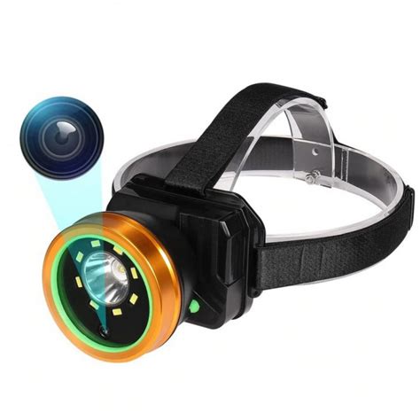 Headlamp with camera Full HD waterproof IP65 | Efeel.co