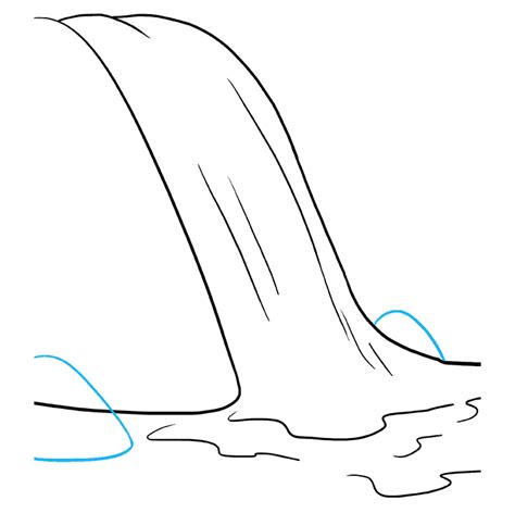 How to Draw a Waterfall - Really Easy Drawing Tutorial