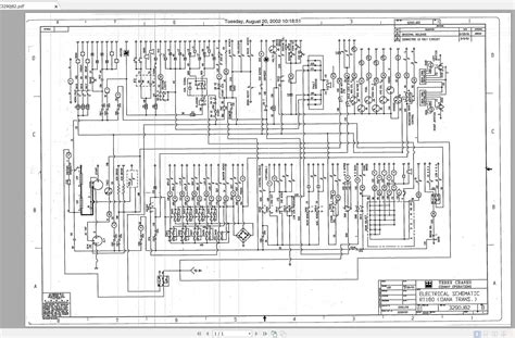 Terex Crane RT160 Electrical & Hydraulic Schematic