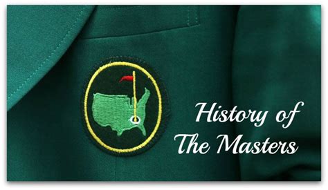 History of The Masters