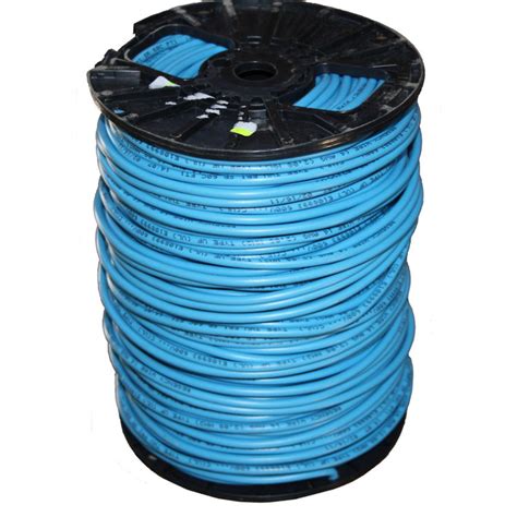 12 Gauge 1 Strand Tracer Wire Blue 500' Roll | PlumbersStock