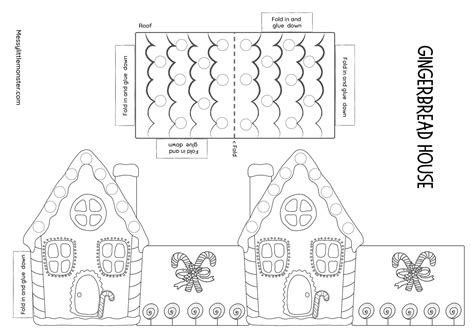 Cardboard Gingerbread House, Gingerbread Man Crafts, Cardboard Houses, Paper Houses, Homeschool ...