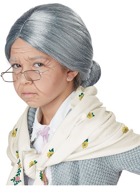 Child's Old Lady Babushka Costume Accessory Kit