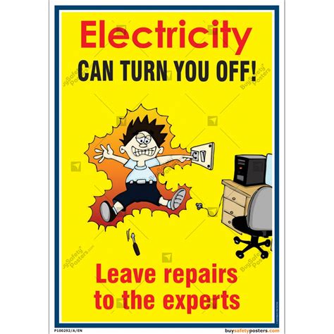 Electrical Safety Posters For Kids