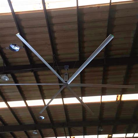 Warehouse Giant Ceiling Fan 9 ft High Volume Low Speed With Six Blades