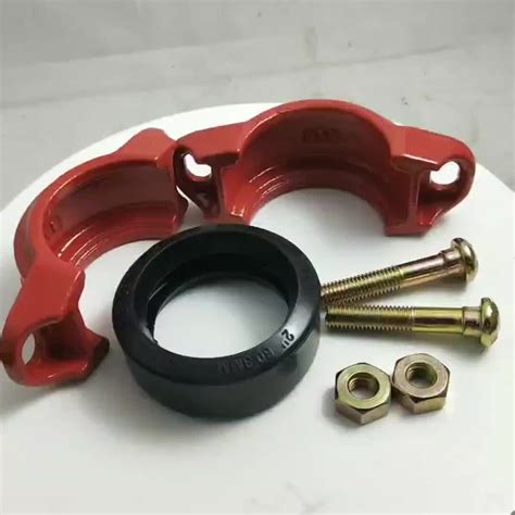 Ansi B1.20.1 Flexible Coupling Ductile Iron Pipe Fittings 2 Inch Npt Flexible Coupling Clamp 300 ...