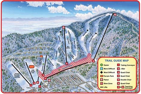 Massanutten Resort Trail Map • Piste Map • Panoramic Mountain Map