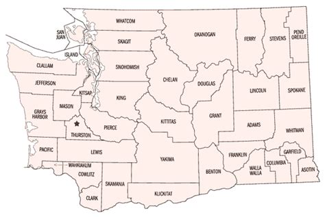 Washington State Zip Code Map - London Top Attractions Map