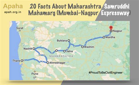 20 Facts About Maharashtra Samruddhi Mahamarg (Mumbai–Nagpur Expressway) - Apaha Institute of ...