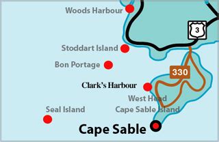 Cape Sable Island Map