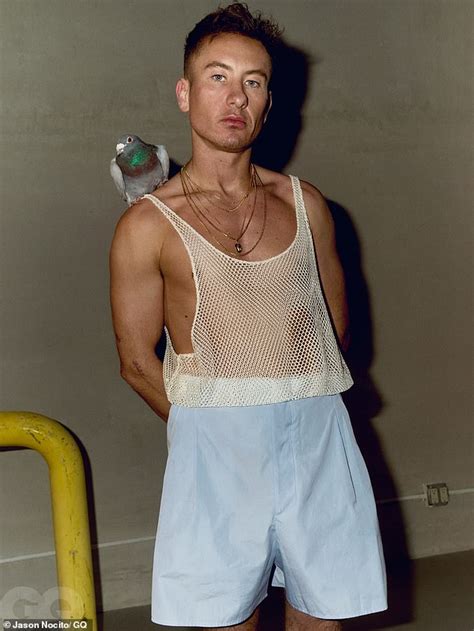 Barry Keoghan flaunts his toned physique in a provocative string vest ...