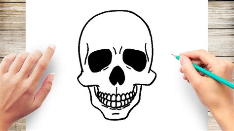 Easy Drawing Of A Skull