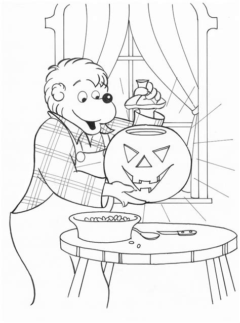 35 Berenstain Bears Halloween Coloring Pages | Fareeza Crazy