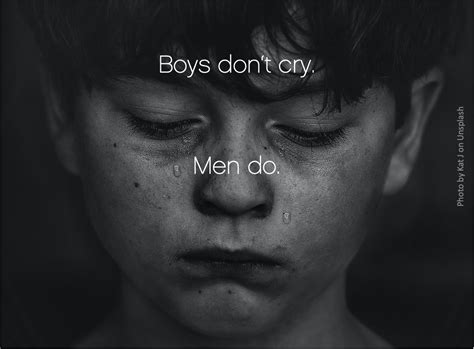 Boys don't cry - men do - Motivate2B