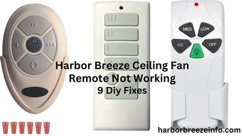 Harbor Breeze Ceiling Fan Remote Not Working - 9 DIY Fixes