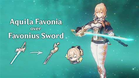 Aquila Favonia over Favonius Sword [Genshin Impact] [Mods]