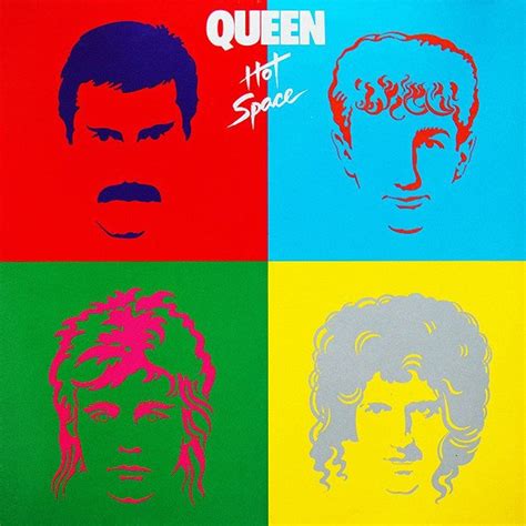 QUEEN HOT SPACE Album Cover Poster 24x24 Inches | Etsy | Queen album ...