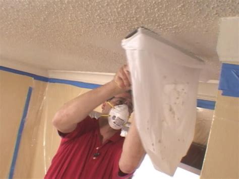 How to Remove a Popcorn Ceiling | Home improvement projects, Diy home ...