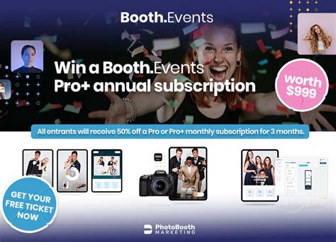 Win a Booth.Events Pro+ annual subscription worth $999 | Photobooth ...