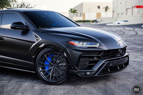 Matte Black Lamborghini Urus – AN30 SeriesTHREE – Anrky Wheels