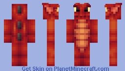 Fire Dragon Minecraft Skin