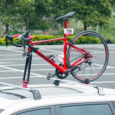 rockbros bicycle rack bike car roof racks carrier quick-release alloy ...