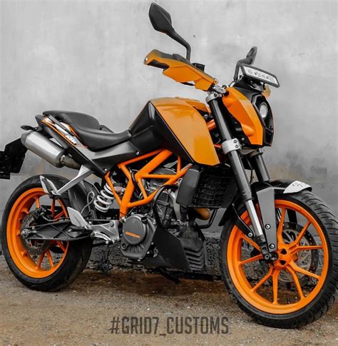 KTM Duke 200 Underseat Exhaust by Grid7 Customs, Chennai - MOTOAUTO