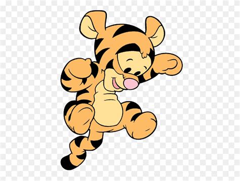 Winnie The Pooh Baby Tigger Lil' Princesses - Tigger PNG - FlyClipart