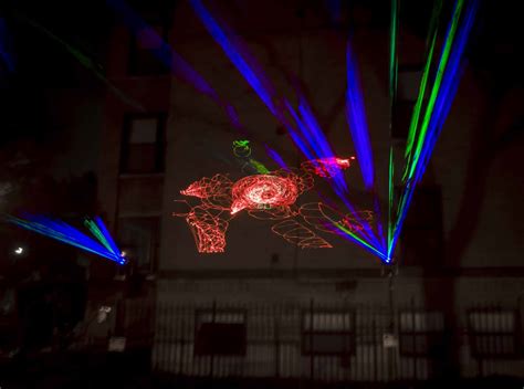 Uptown Update: Halloween Laser Light Show On Sunnyside Mall