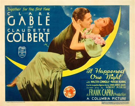 It Happened One Night Lobby Card | It happened one night, First night movie, Movie posters vintage