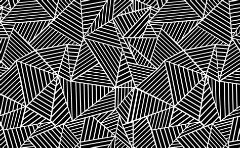 Black Geometric Pattern Wallpaper for Walls