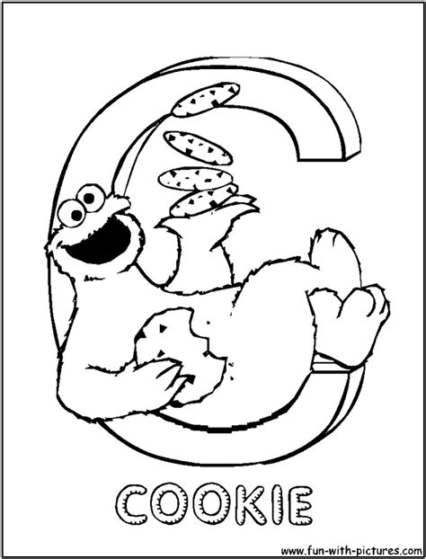 Gambar Sesame Street Alphabet Coloring Pages Abc 26 Educational ...