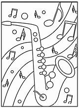 Saxophone Tenor Instruments Coloring Clipart Musical Alto Cartoon  sketch template