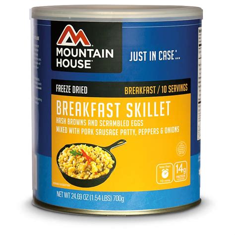 Mountain House Emergency Food Freeze-Dried Breakfast Skillet, 10 Servings - 218276, Survival ...