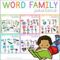 Word Family Posters | Education to the Core