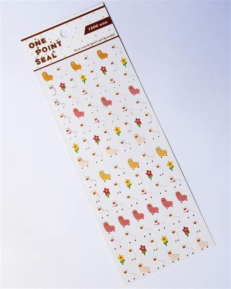 Kawaii animal mixture mini seal stickers – Cute Delight